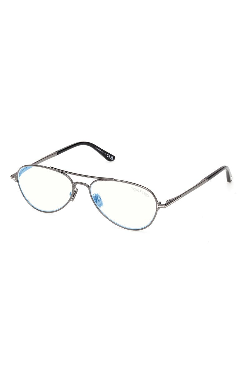 TOM FORD 56mm Pilot Optical Glasses, Alternate, color, 