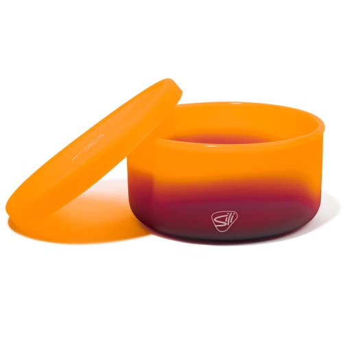 Silipint Silicone 30oz Lidded Bowls 2 Pack Sun Storm