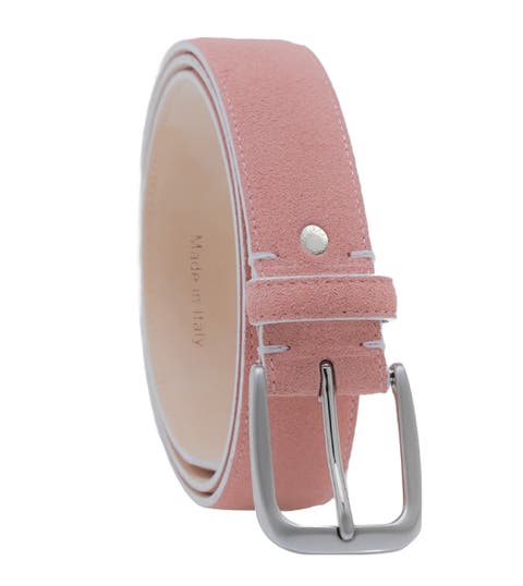 Handcrafted in Italy Genuine suede leather belt