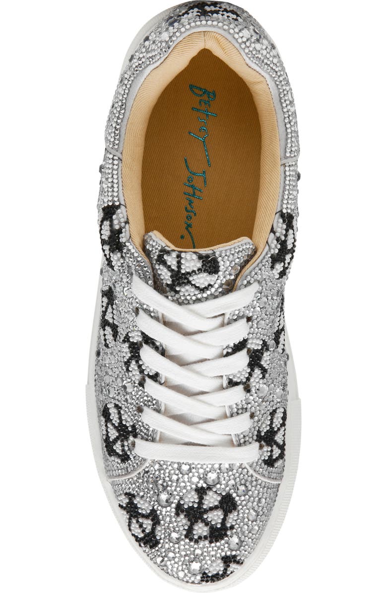 Betsey Johnson Sidny Platform Sneaker, Alternate, color, Soccer Ball