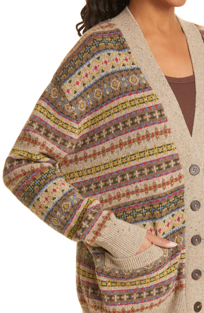 Re/Done '90s Oversize Cardigan, Alternate, color, 