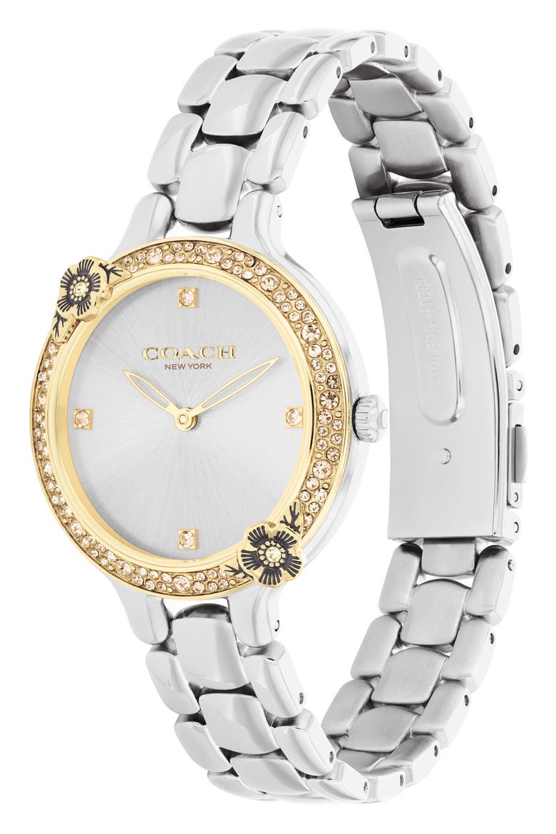Chelsea Bracelet Watch, 32mm, Alternate, color, SILVER WHITE
