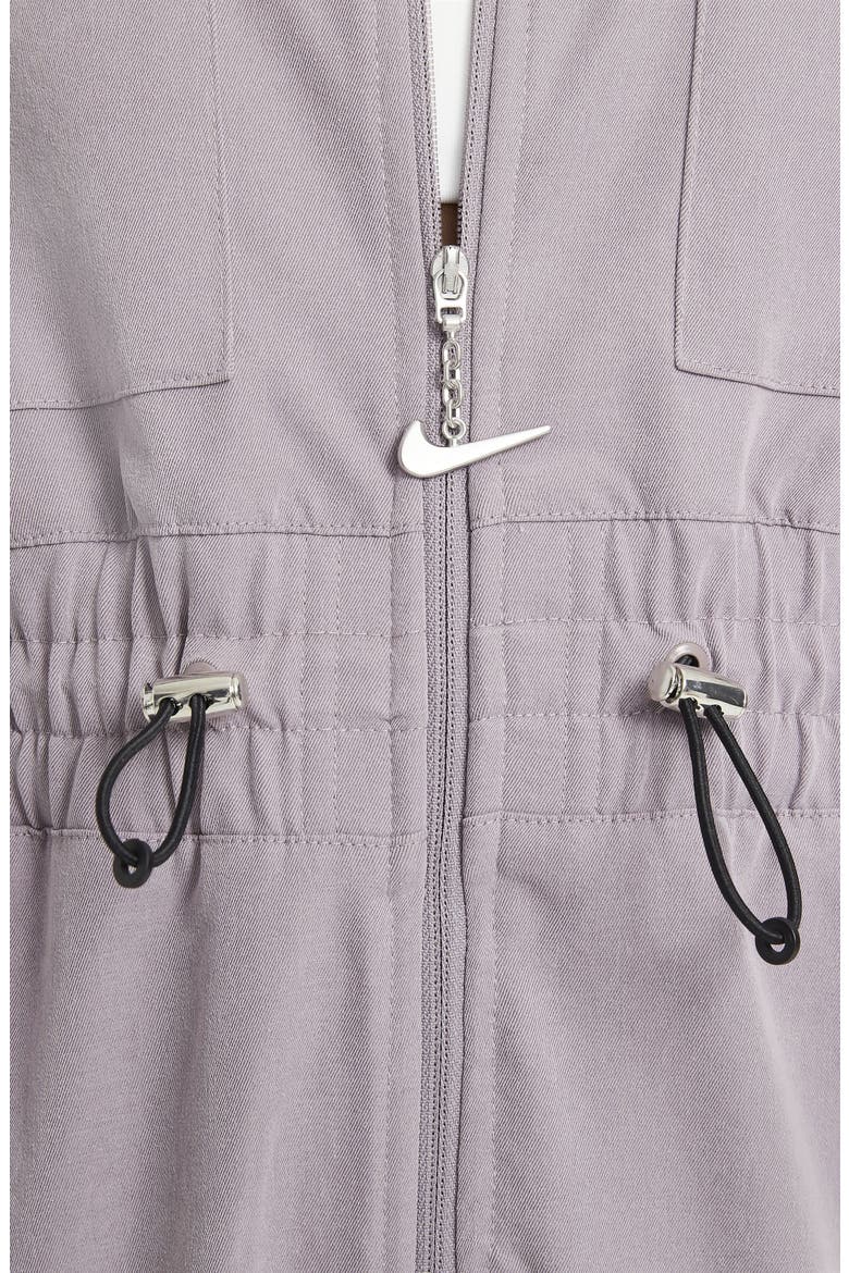 Sportswear Swoosh Utlity Jumpsuit, Alternate, color, PURPLE SMOKE/ BLACK