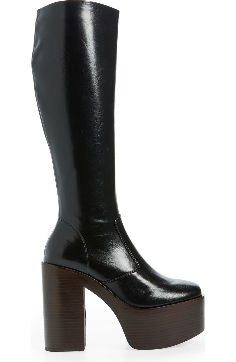 Jeffrey Campbell Chica Platform Knee High Boot, Alternate, color,