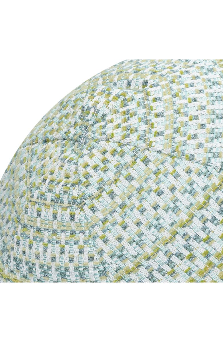 Elaine Smith Kaleidoscope Chenille Micro Check Indoor & Outdoor Woven Accent Orb Pillow, Alternate, color, Spring