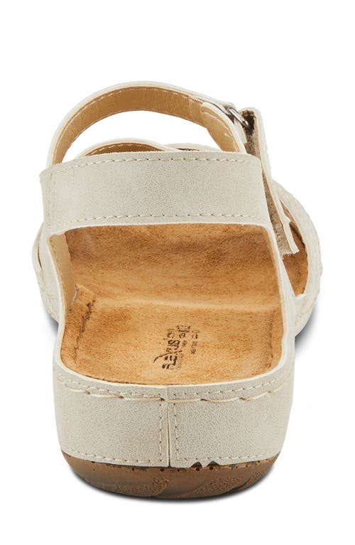 Flexus By Spring Step Alvina Sandal In Beige Multi