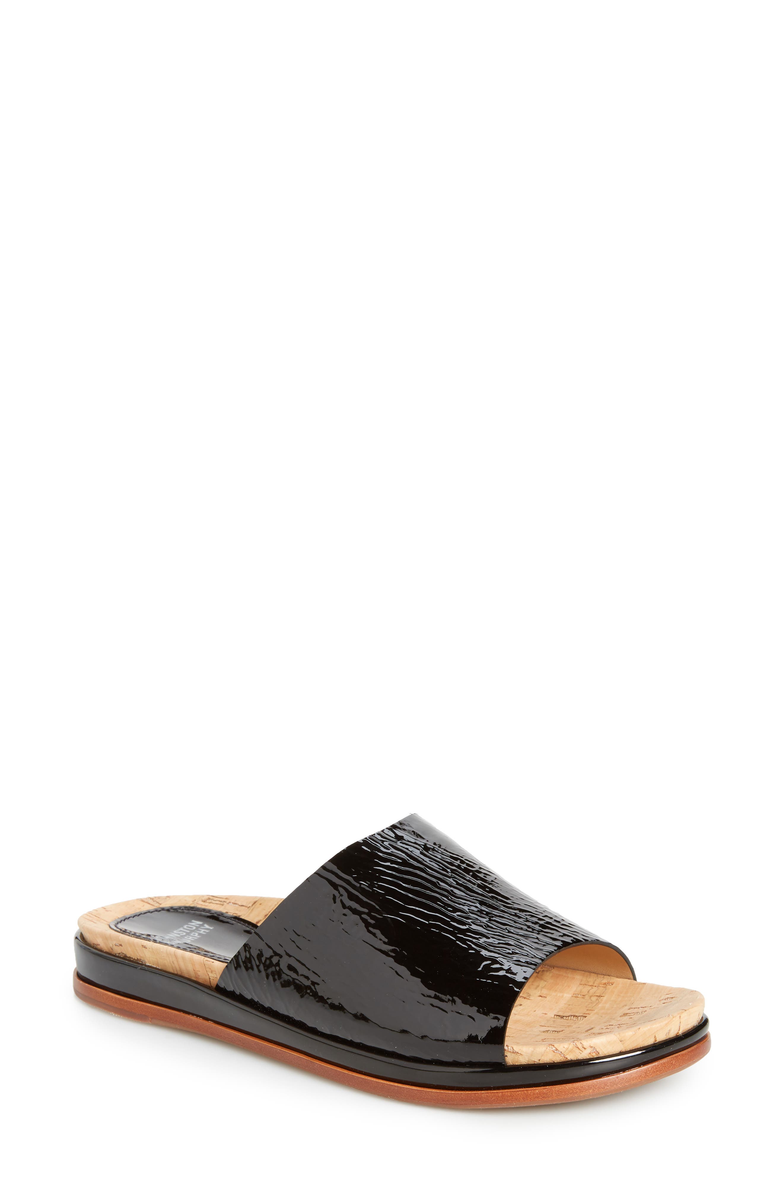 Johnston & Murphy Jenny Slide Sandal, Main, color, 