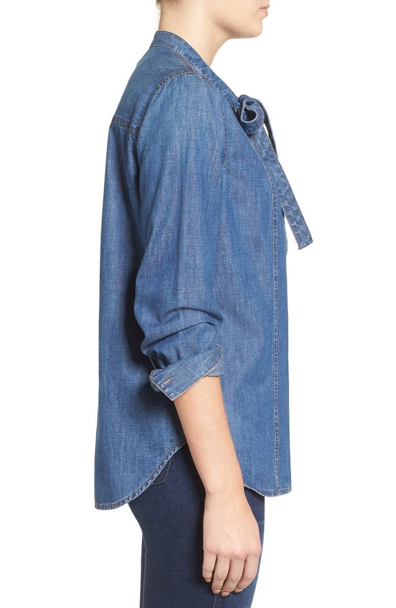 Madewell Chambray Shirt, Alternate, color, 