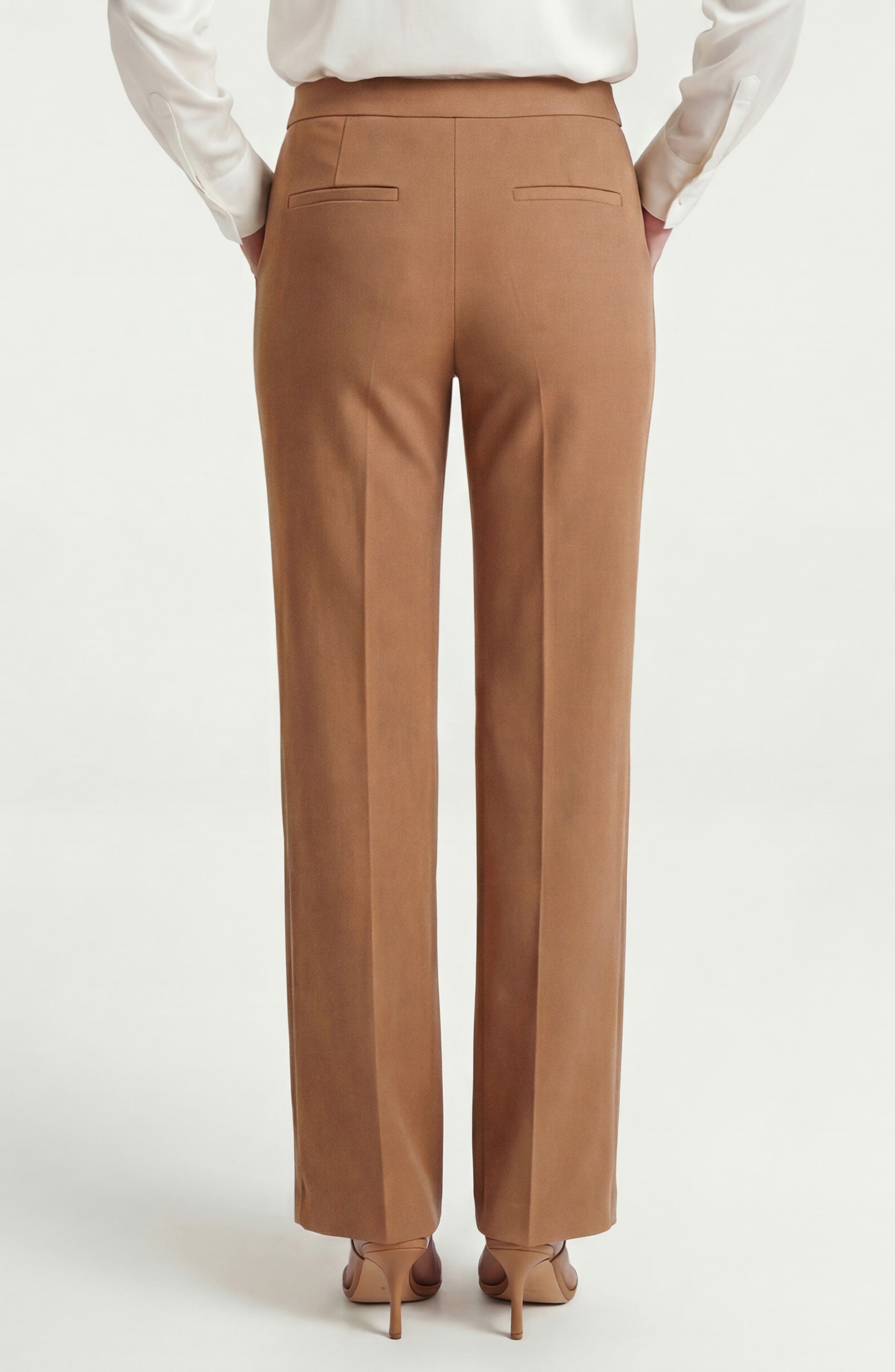 Kayla Wide Leg Pull-On Trousers - image 4