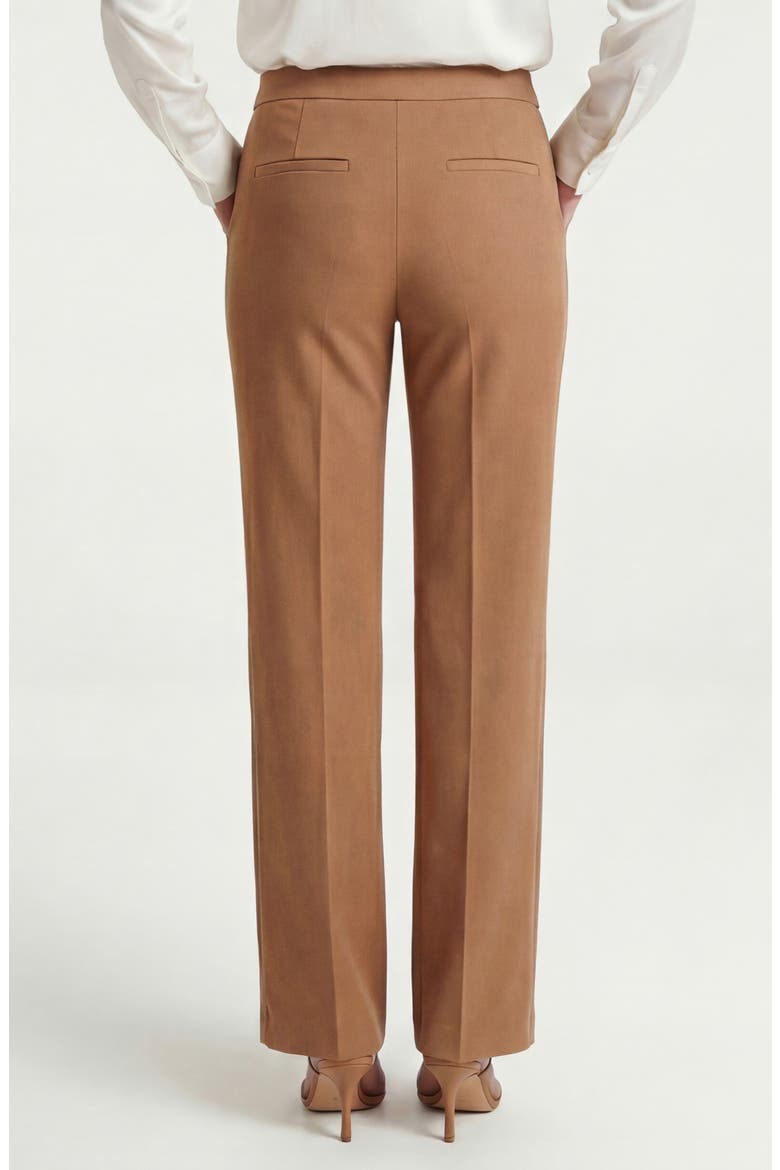 Kayla Wide Leg Pull-On Trousers, Alternate, color, RICH CAMEL