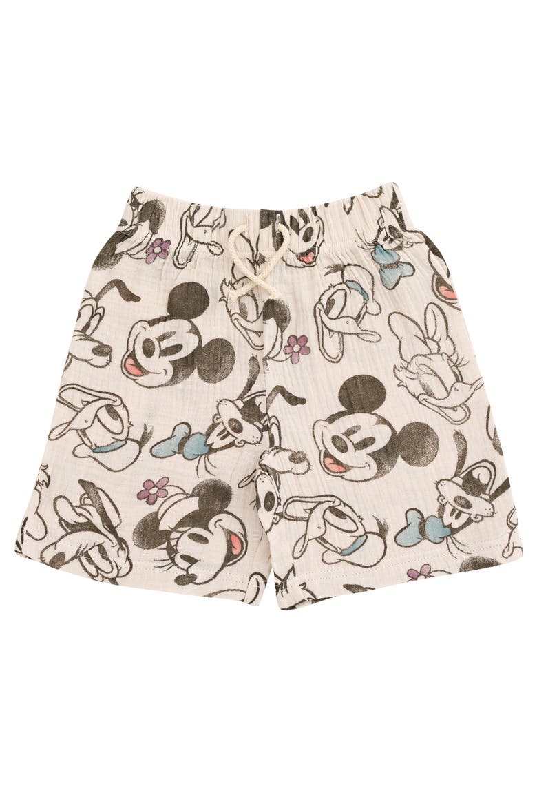 Mickey Mouse Romper Dress and Shorts Set, Alternate, color, Stone Mickey Friends