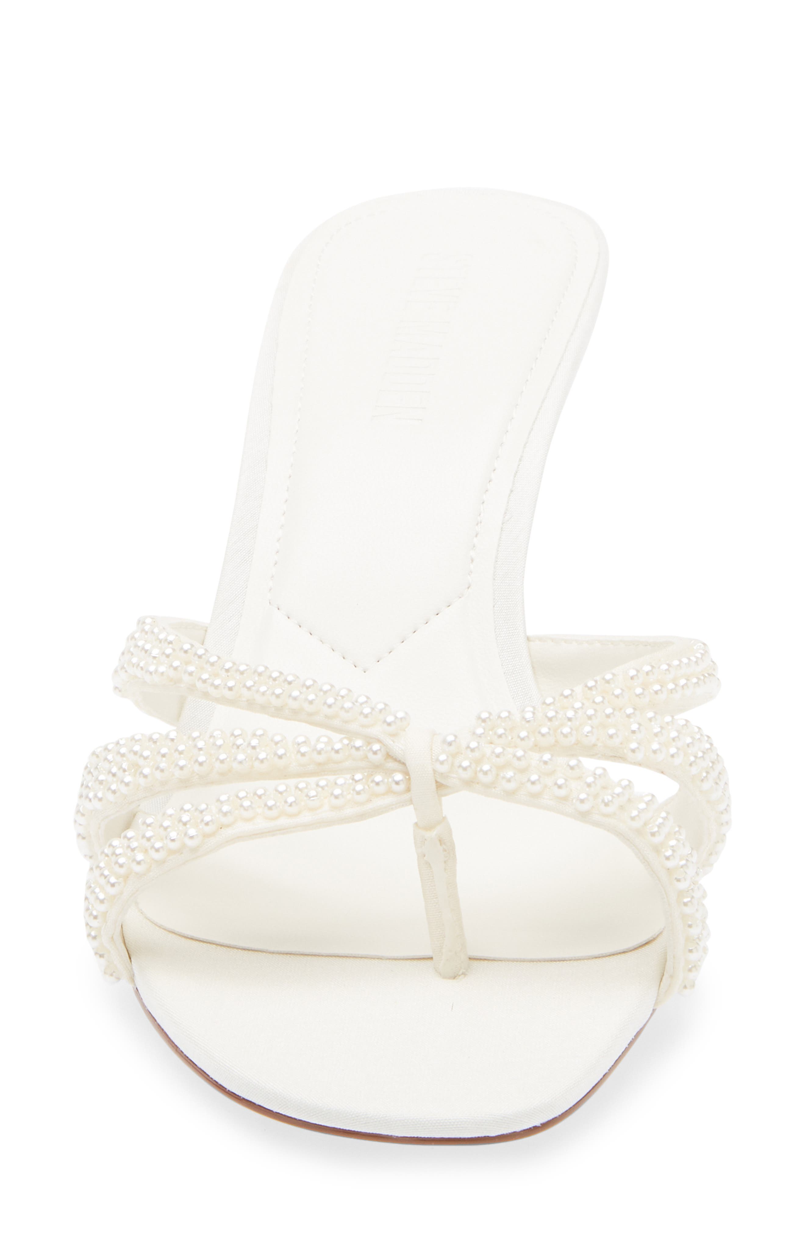 Steve Madden Cary Slide Sandal, Alternate, color, Ivory