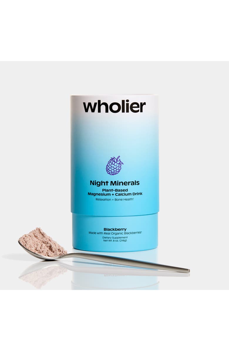 WHOLIER Night Minerals Plant-Based Magnesium & Calcium Dietary Supplement Drink, Alternate, color,
