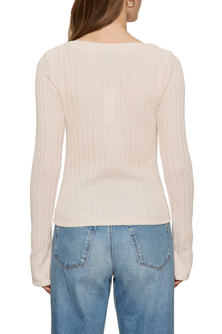 Boat Neck Rib Top, Alternate, color, PINK MILK