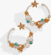 Alex and Ani Whimsical Seaside Rope Hoop Earring
