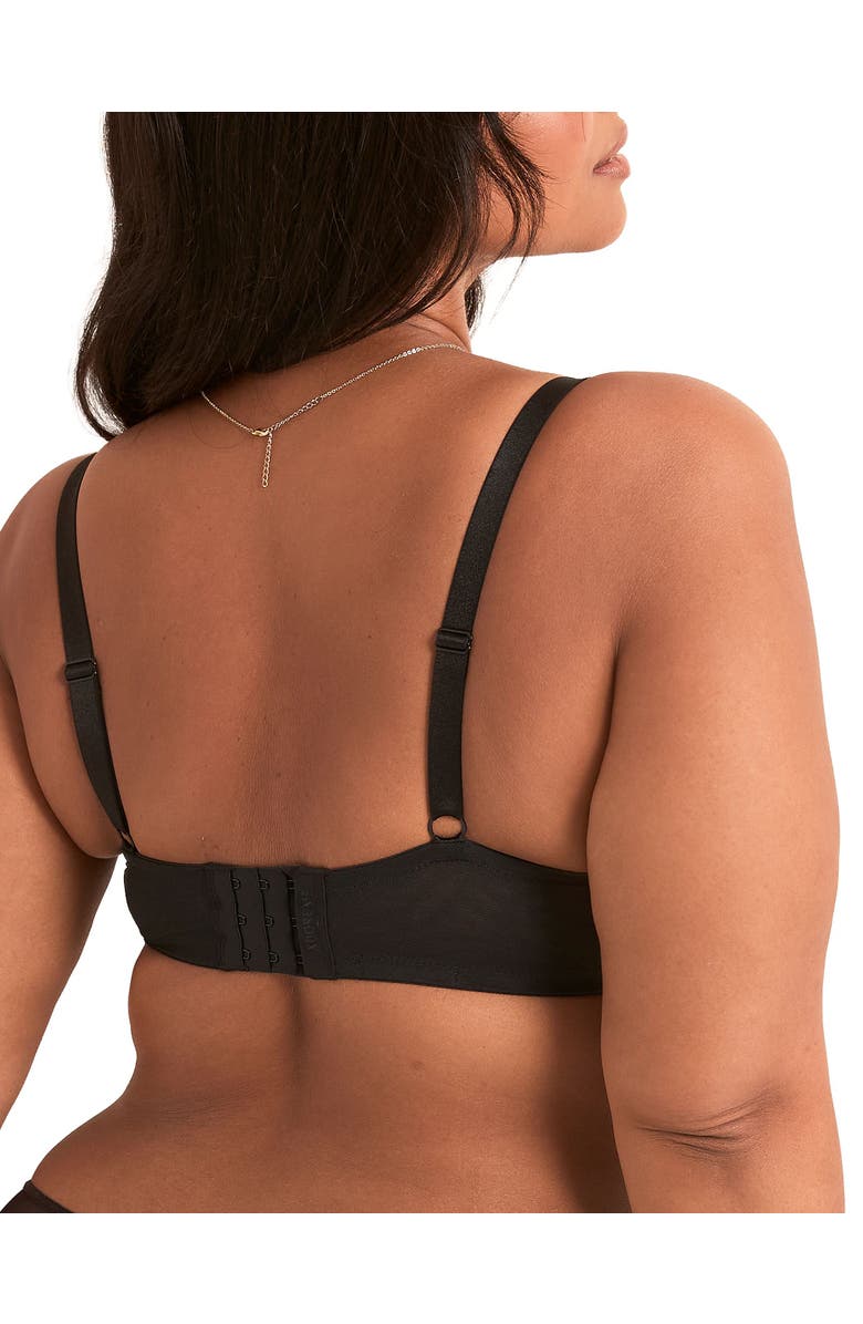 Adore Me Cam Unlined Plunge Bra, Alternate, color, Black