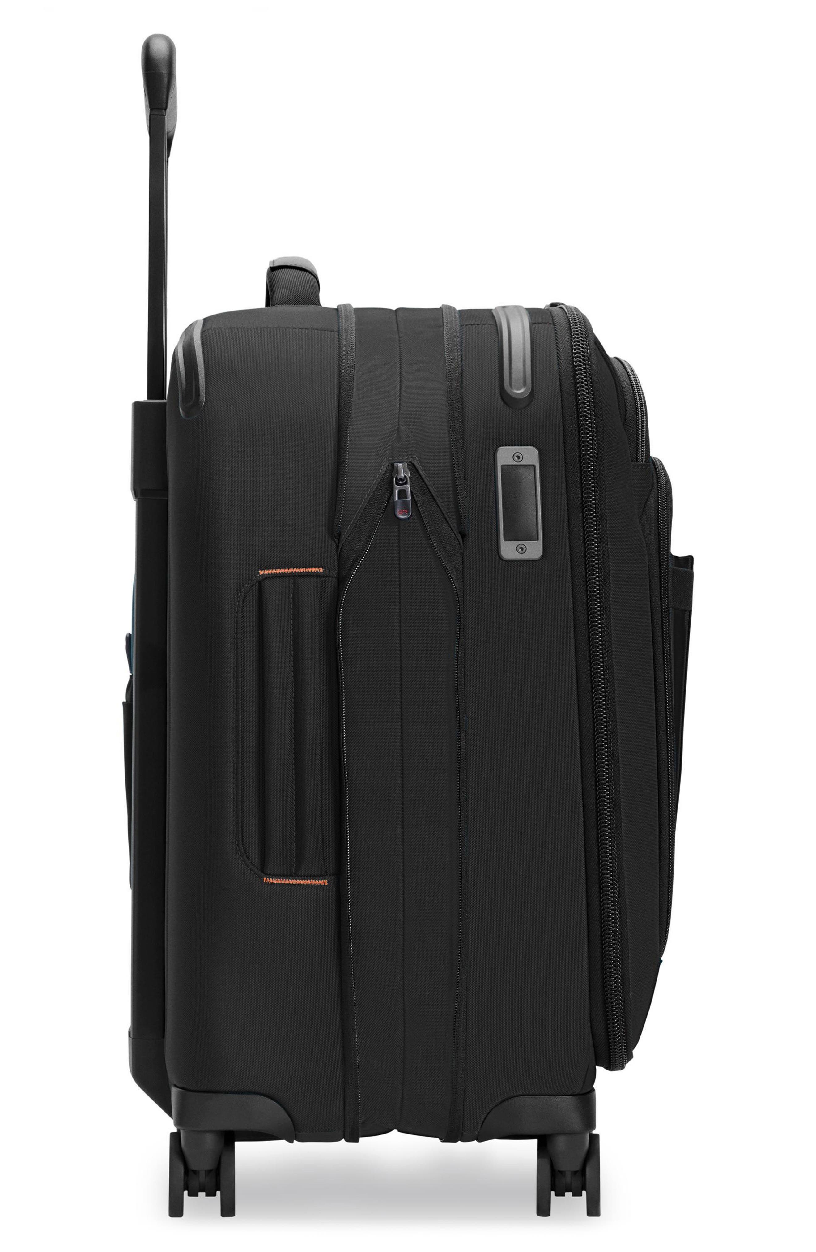 Briggs 
Riley ZDX Global 21-Inch Expandable Carry-On Spinner Suitcase, Alternate, color, Black