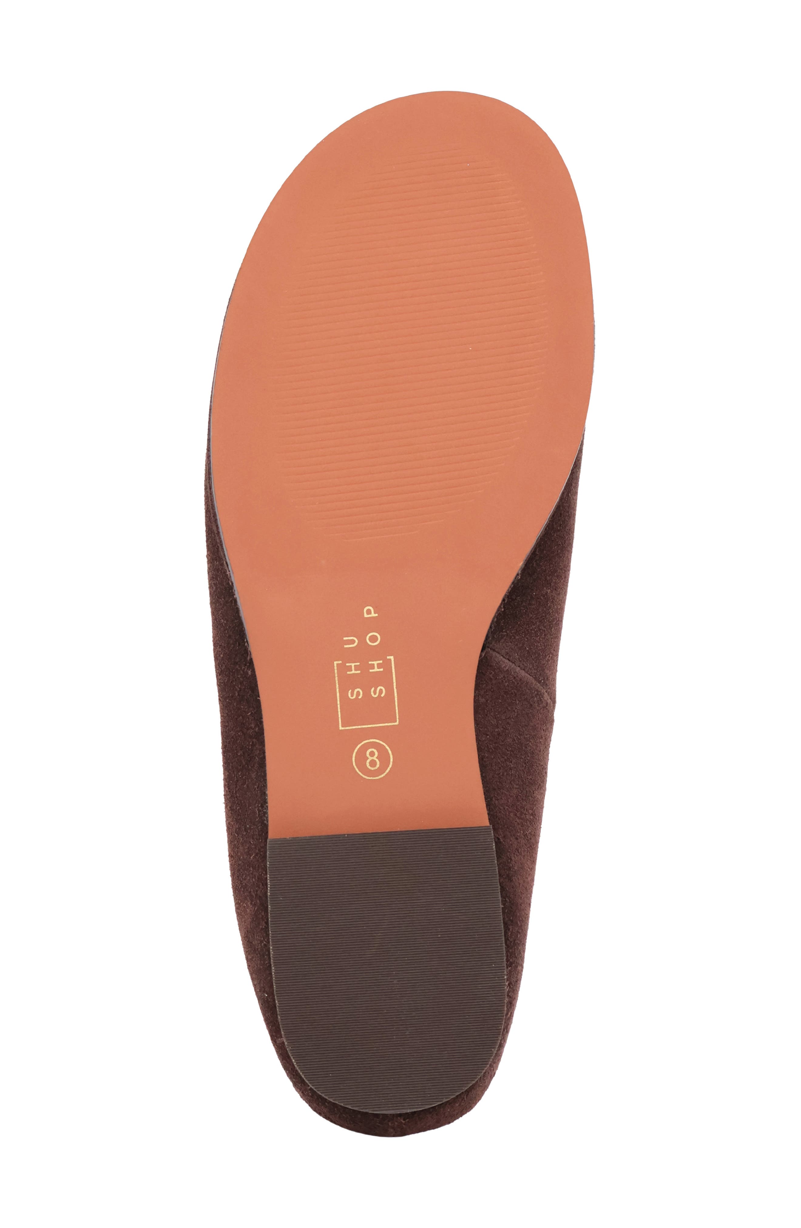 Anouk Faux Leather Mule, Alternate, color, BROWN SUEDE