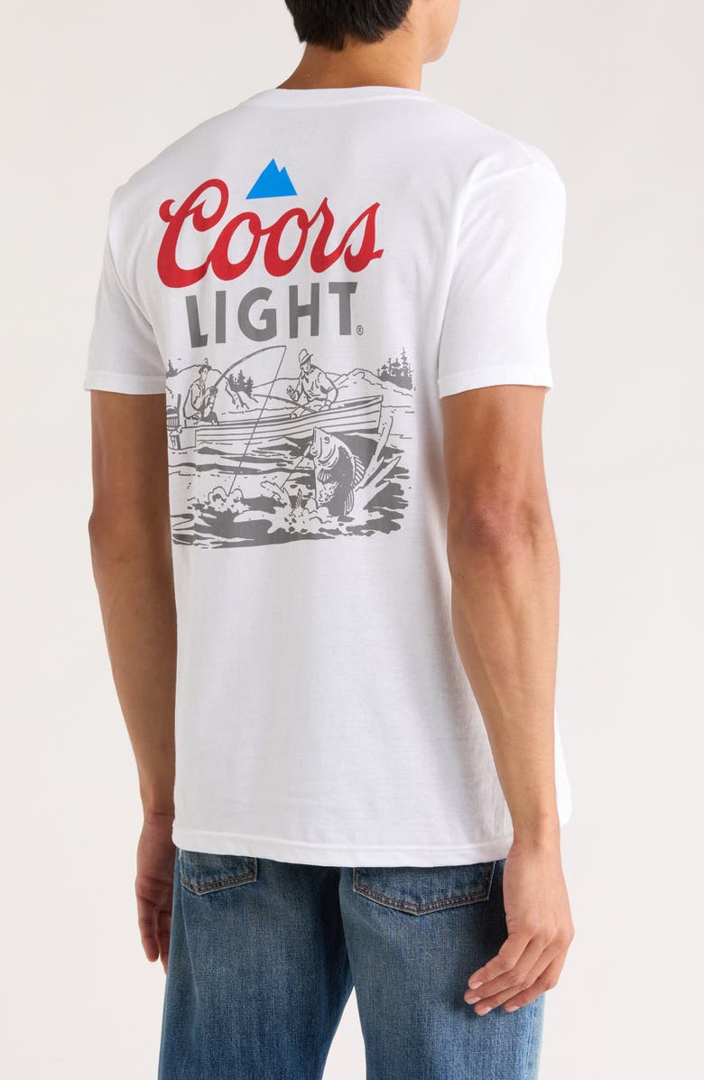 The Forecast Agency Coors Light Summit Cotton Graphic T-Shirt, Alternate, color, White