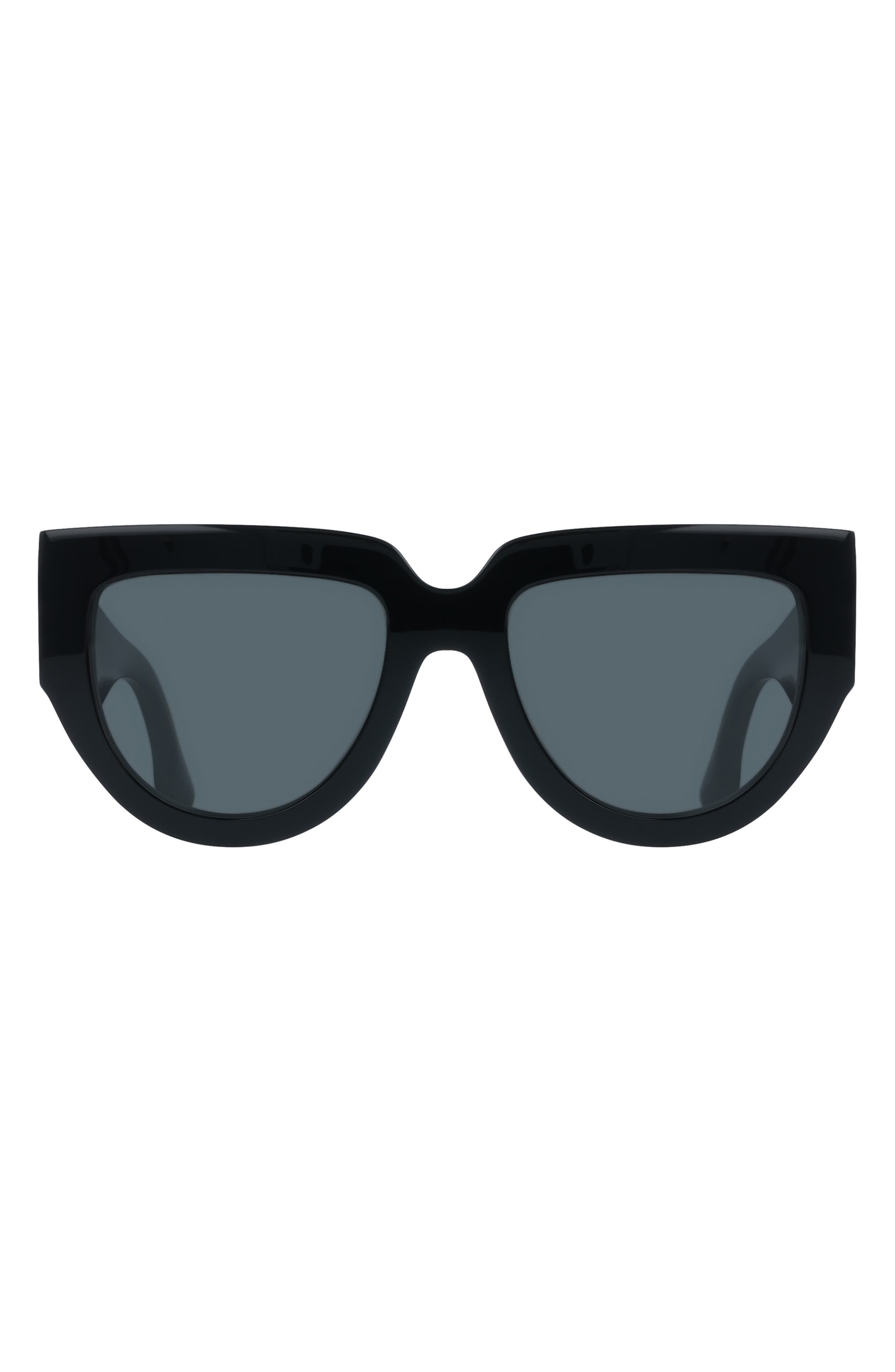 Victoria Beckham 53mm Classic Logo Tea Cup Sunglasses