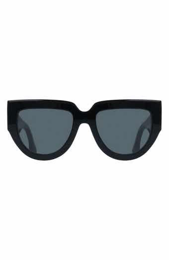 Victoria Beckham 53mm Classic Logo Tea Cup Sunglasses