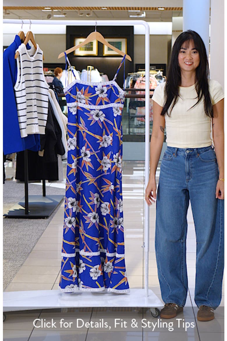 Balmy Sunset Floral Maxi Dress video