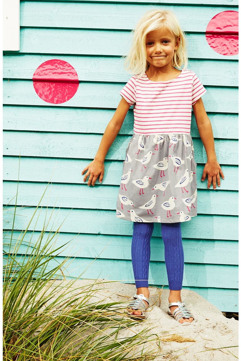 'Hotchpotch' Jersey Dress (Toddler Girls, Little Girls & Big Girls)(Online Only), Alternate, color, LOLLIPOP SEAGULLS