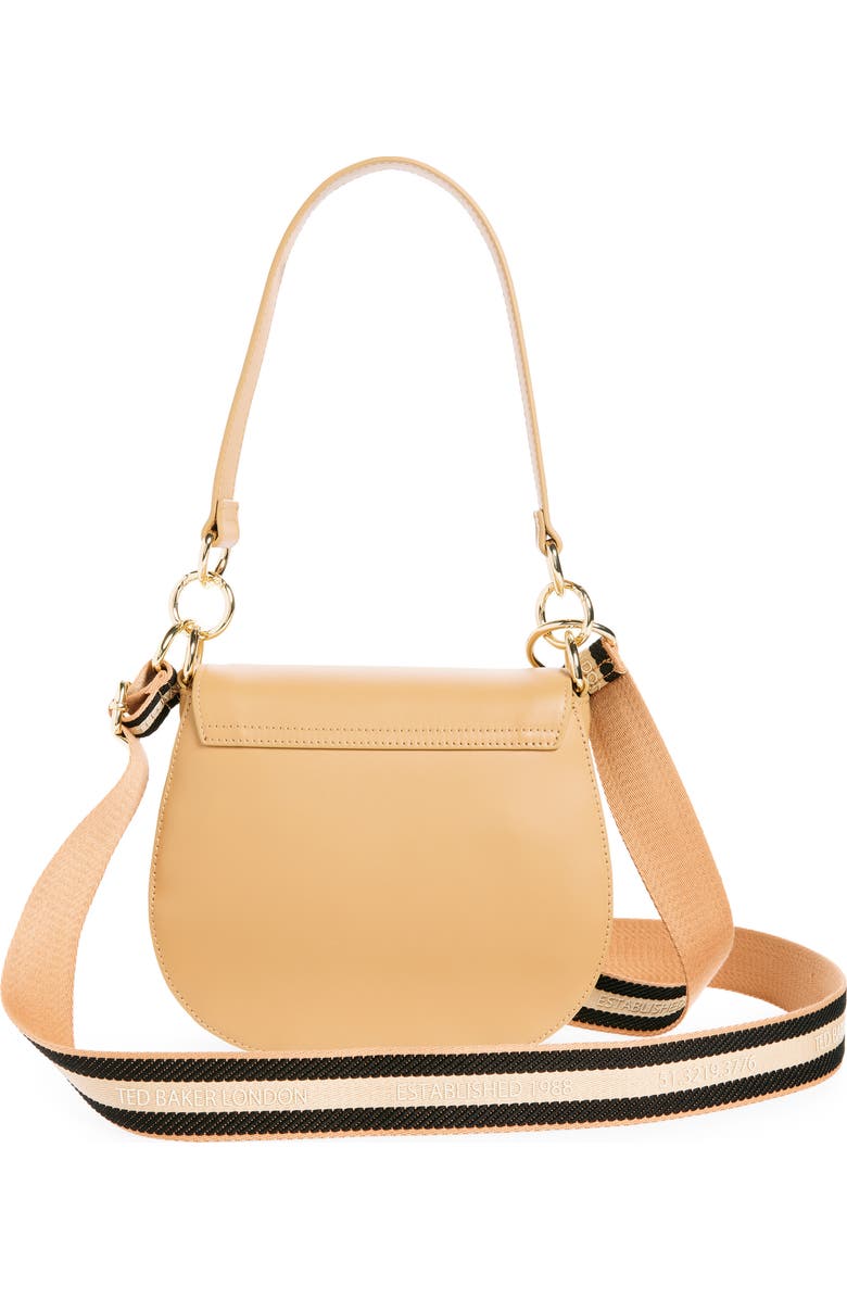 Ted Baker London Darcell Leather Saddle Bag, Alternate, color,