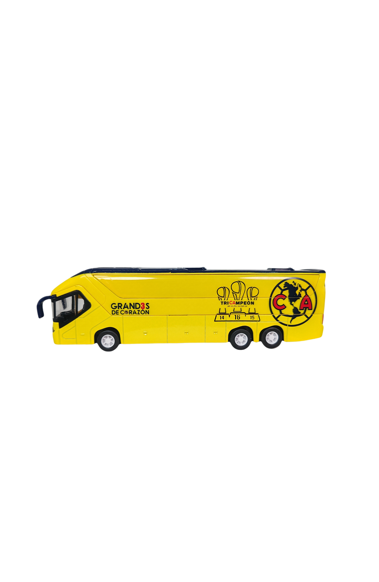 Banbo Toys Soccer Bus Club America, Mexico, Alternate, color, Yellow