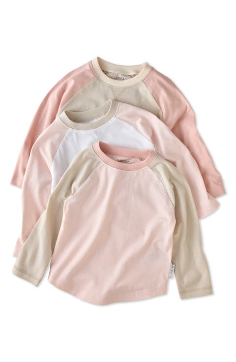 Kids' Rookie 3-Pack Organic Cotton Baseball T-Shirts