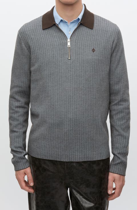 Samatt Quarter Zip Polo Sweater