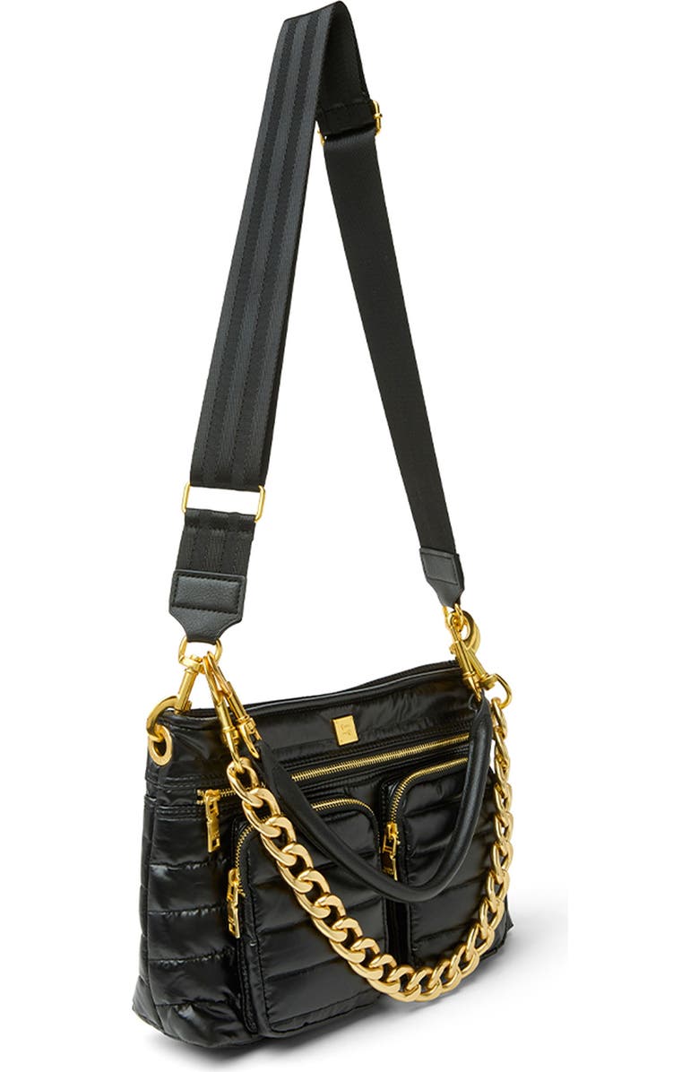 THINK ROYLN Downtown Diva Crossbody Bag, Alternate, color, Pearl Black
