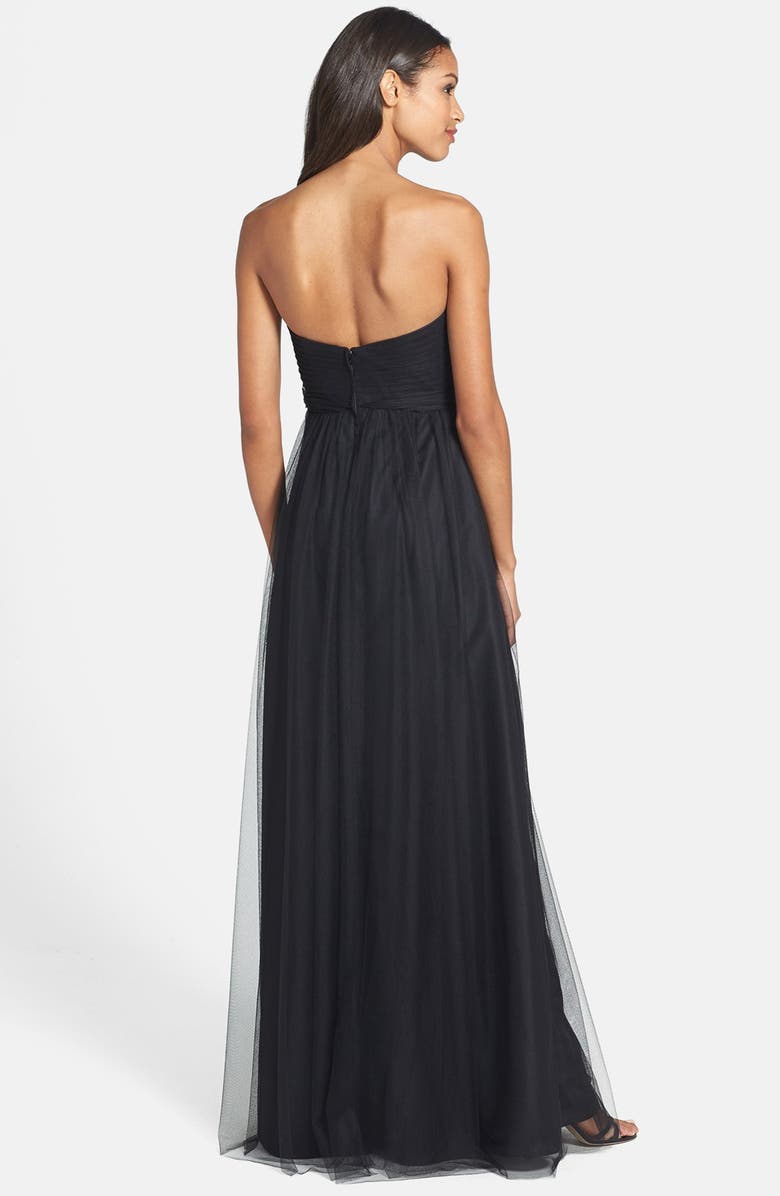 Jenny Yoo Annabelle Convertible Tulle Column Dress, Alternate, color, 