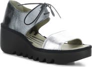 Fly London Bilu Platform Wedge Sandal