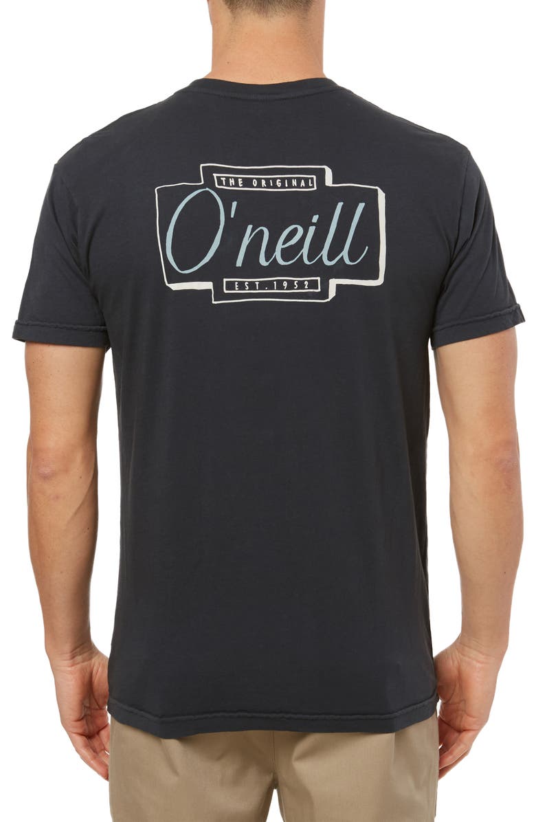 O'Neill Breaking Out Logo Graphic T-Shirt, Alternate, color,
