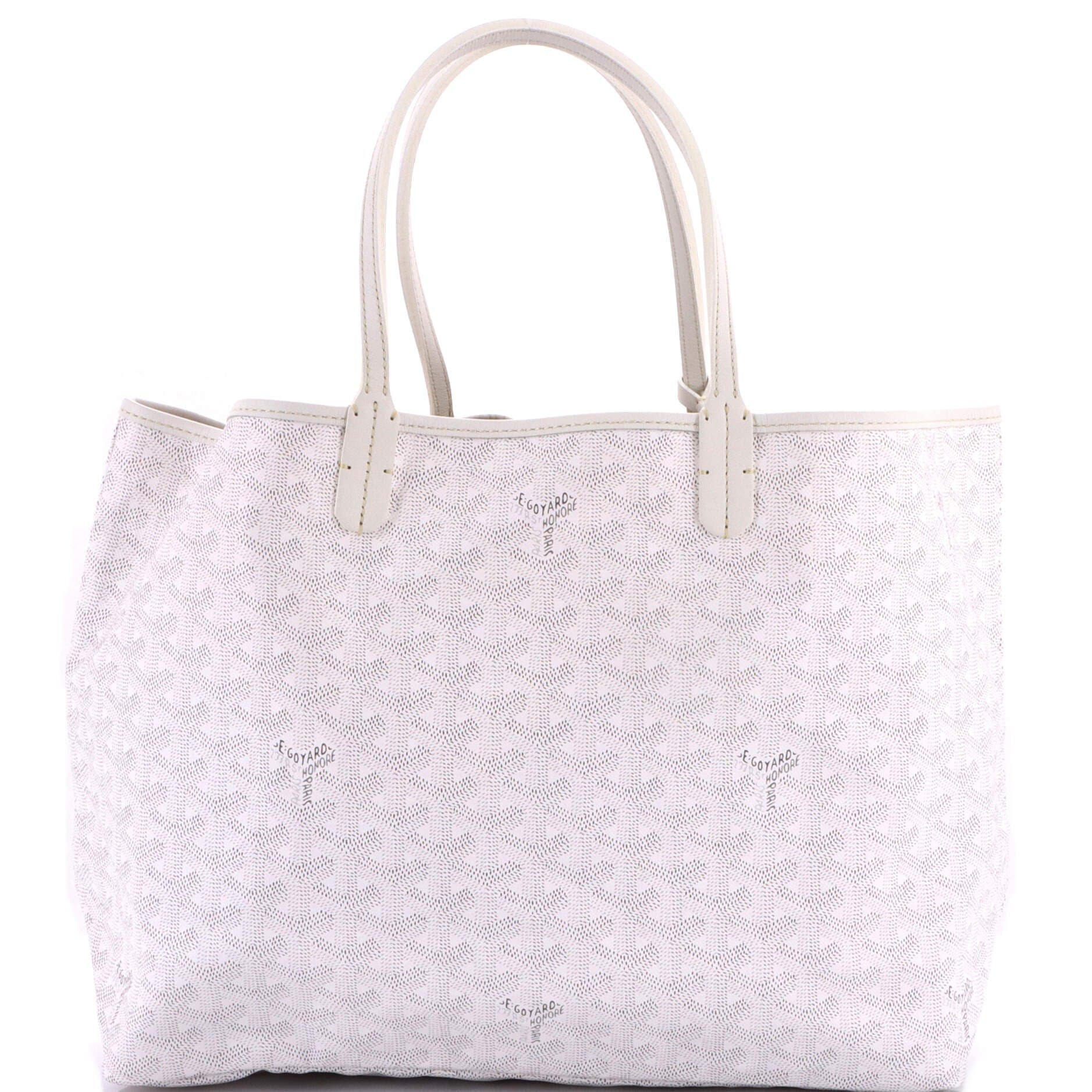 Saint Louis Tote Coated Canvas PM, Main, color, White