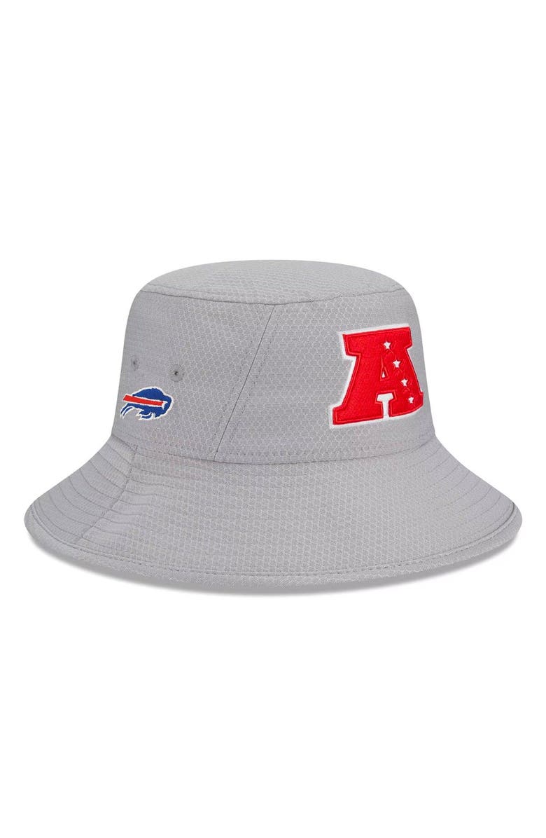 New Era Men's New Era Gray Buffalo Bills 2024 Pro Bowl Bucket Hat, Main, color, 
