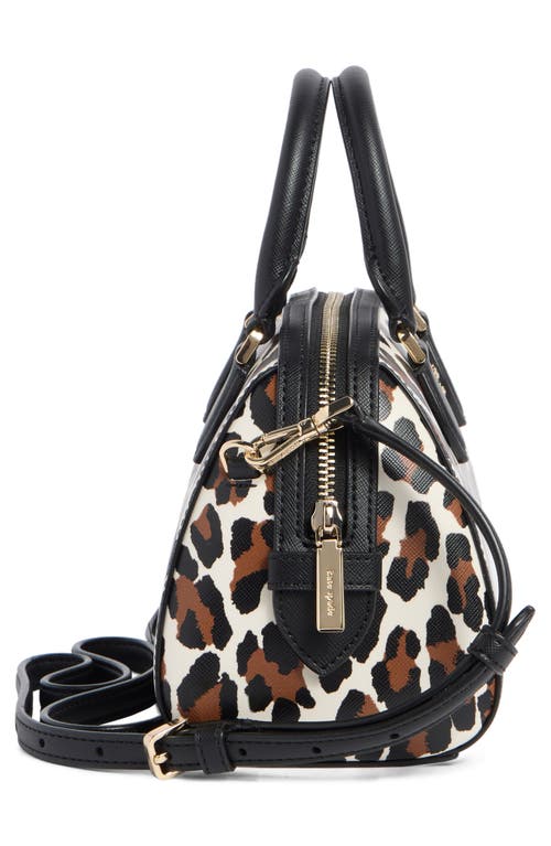 Kate Spade New York Madison Spotted Leopard Small Duffle Crossbody Bag In Multi