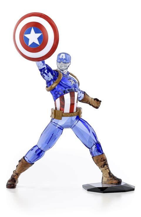 Marvel Captain America Crystal Figurine