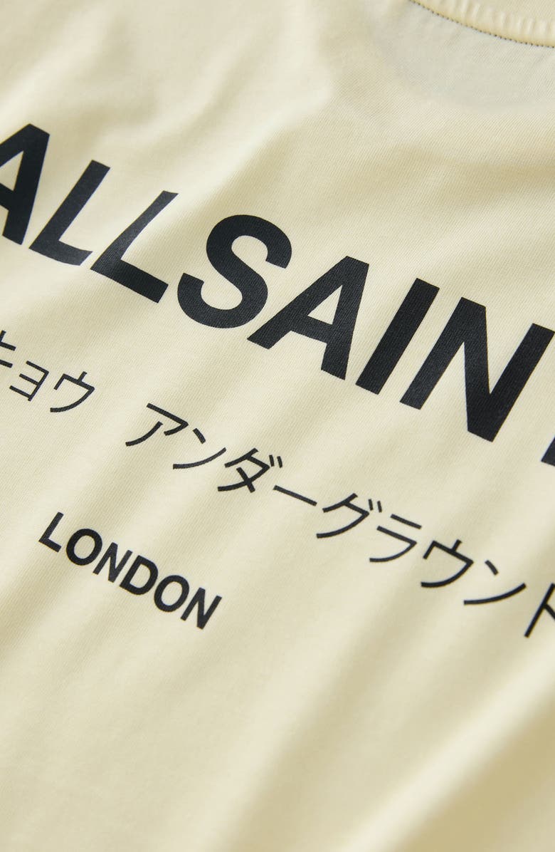 smALLSAINTS by ALLSAINTS Kids' Underground Cotton Graphic T-Shirt, Alternate, color, Yellow