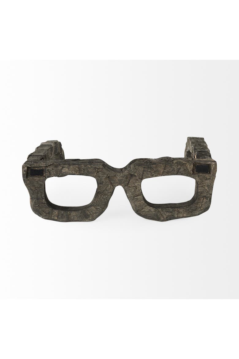 Elliot Wooden Eyeglasses, Alternate, color, Brown