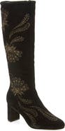 Cinq à Sept Dani Embroidered Knee High Boot