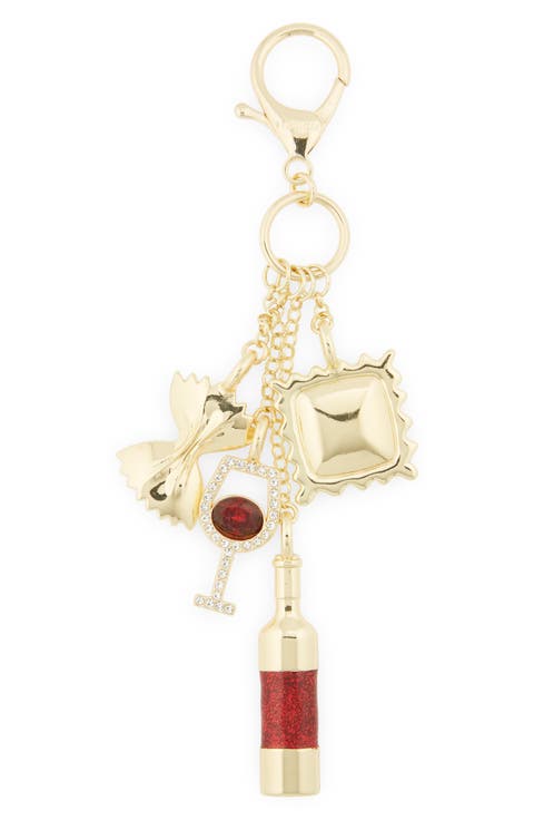 Pasta & Wine Cluster Bag Charms