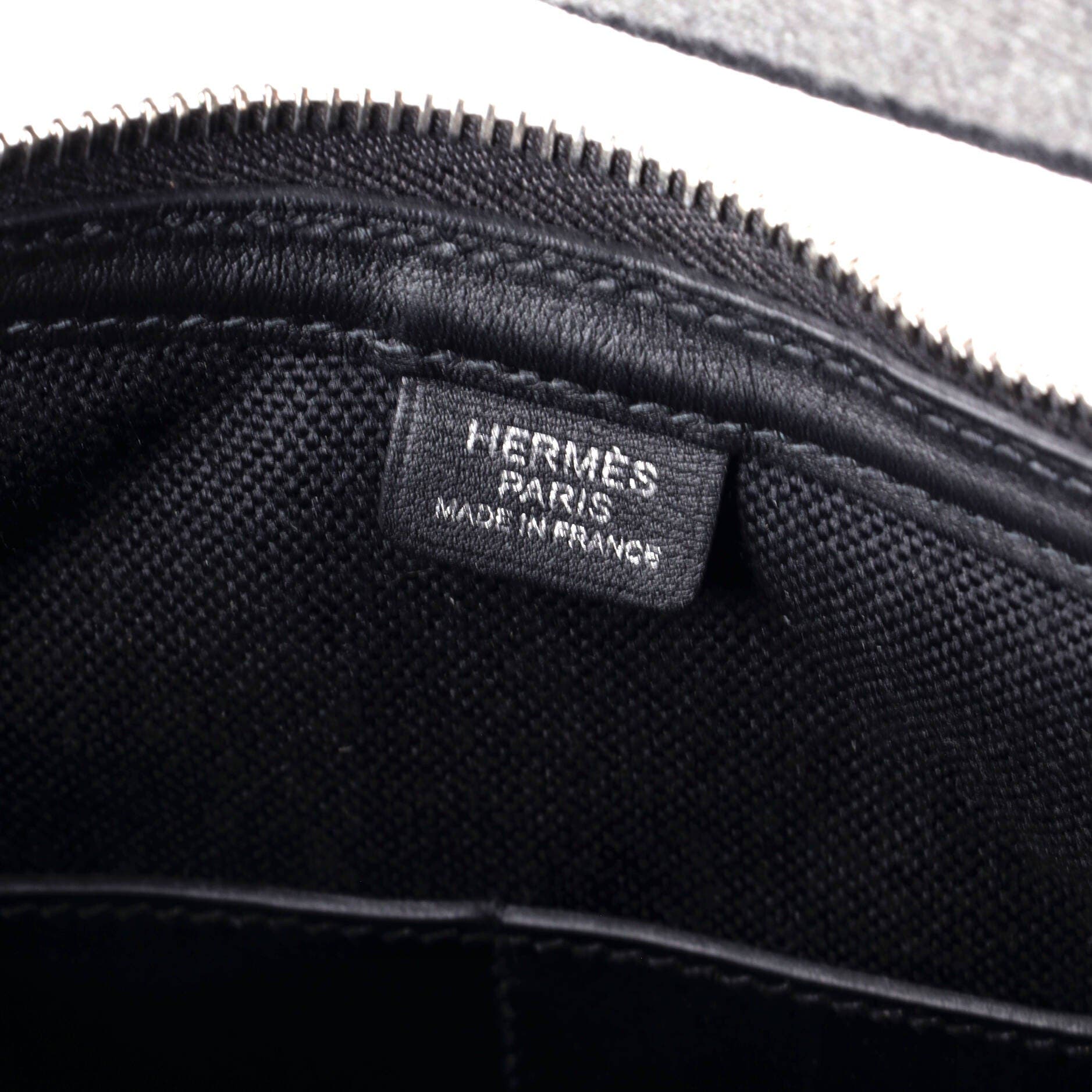 Pre-Owned Hermes Horseback Shoulder Bag Woolycot Canvas and Leather, Alternate, color, Noir