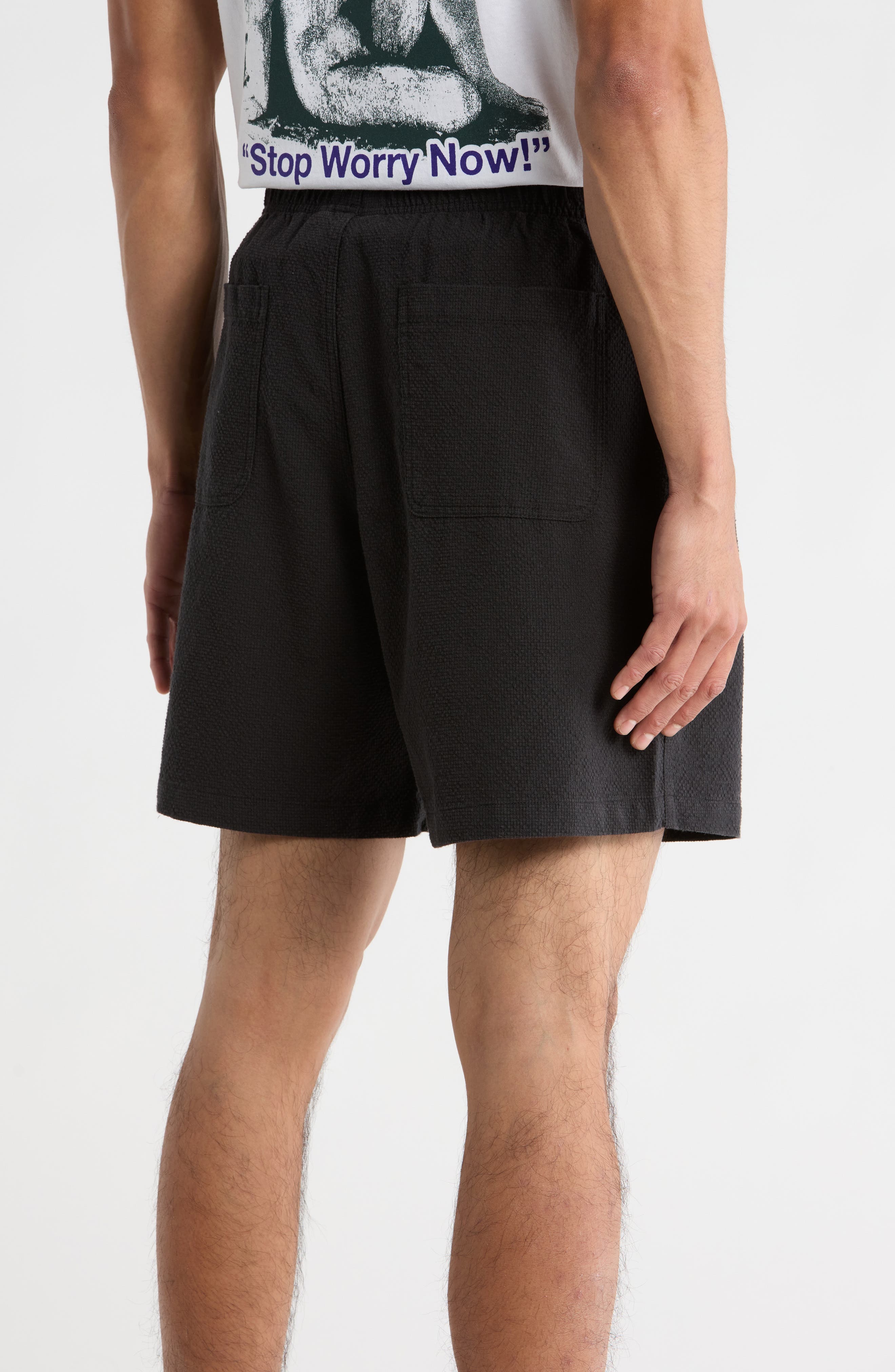 Easy Textured Linen Blend Shorts - image 2