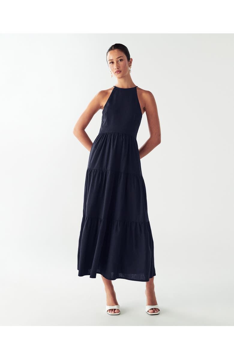 WILLA Aquila Maxi Dress, Alternate, color, Navy Blue