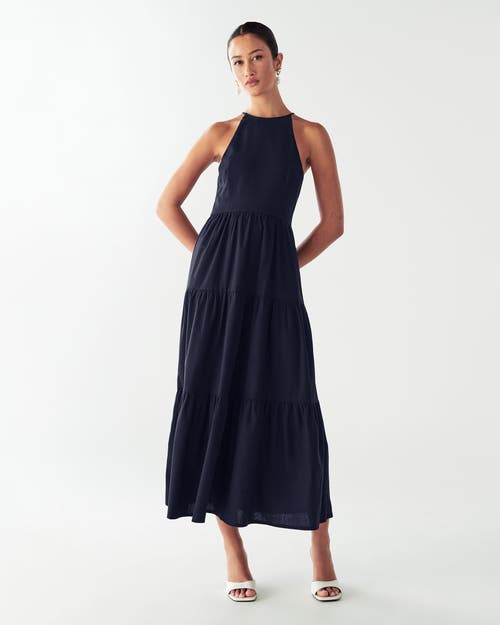 Willa Aquila Maxi Dress In Blue