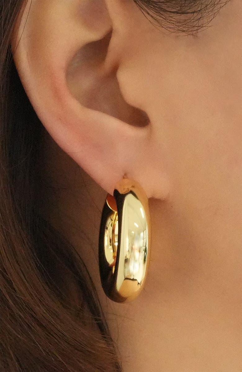 Argento Vivo Sterling Silver Chunky Hoop Earrings, Alternate, color, 