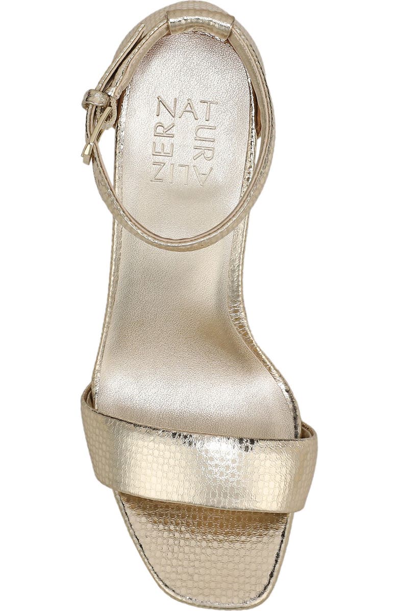 Naturalizer Joy Ankle Strap Sandal, Alternate, color, Light Gold