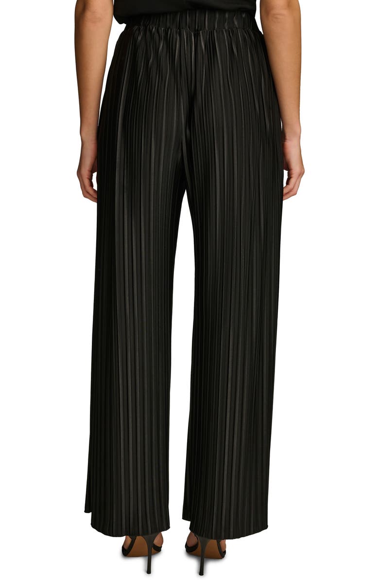 Donna Karan New York Pleated Pants, Alternate, color, Black